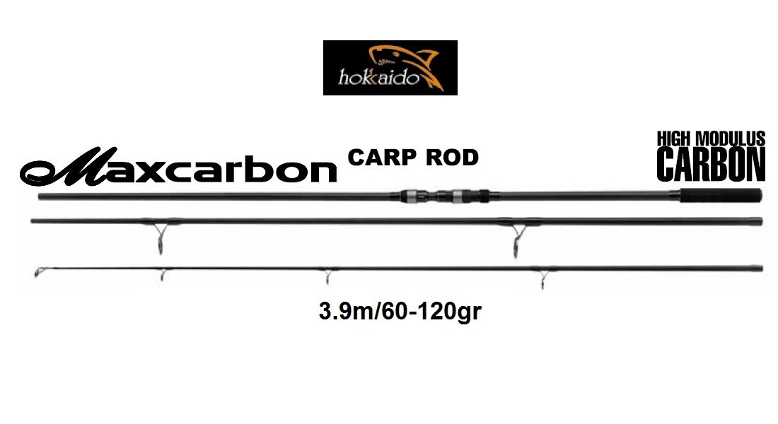 HOKKAIDO MAXCARBON CARP ROD 3.9m/60-120GR