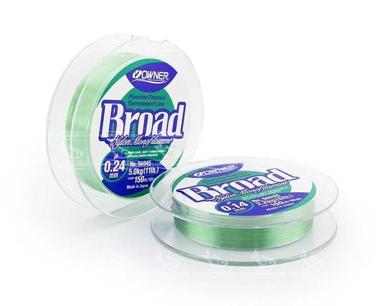 Леска Owner Broad Green 150m/0,26-6.2kg
