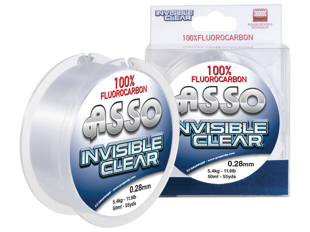 100% FLUOROCARBON ASSO INVISIBLE CLEAR