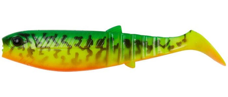 SAVAGE GEAR CANNIBAL SHAD Burbot Firetiger 12.5cm/18gr